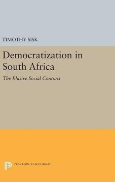portada Democratization in South Africa: The Elusive Social Contract (Princeton Legacy Library) (in English)