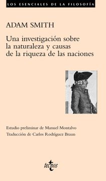 portada Una Investigación Sobre la Naturaleza y Causas de la Riqueza de las Naciones (in Spanish)