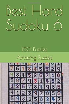 portada Best Hard Sudoku 6: 150 Puzzles 