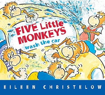 portada Five Little Monkeys Wash the Car (A Five Little Monkeys Story)