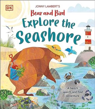 portada Jonny Lambert’S Bear and Bird Explore the Seashore: A Beach Search and Find Adventure (The Bear and the Bird) (en Inglés)