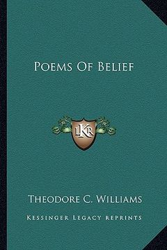portada poems of belief (en Inglés)