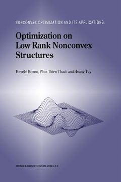 portada Optimization on Low Rank Nonconvex Structures (en Inglés)