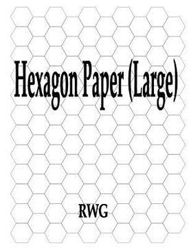 portada Hexagon Paper (Large): 100 Pages 8.5" X 11" (in English)