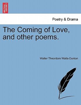 portada the coming of love, and other poems. (en Inglés)