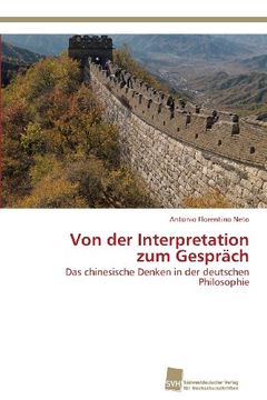 portada Von Der Interpretation Zum Gesprach