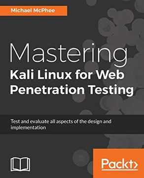 portada Mastering Kali Linux for web Penetration Testing 