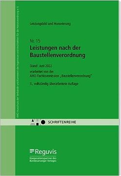 portada Leistungsbild und Honorierung - Leistungen Nach der Baustellenverordnung aho Heft 15 (en Alemán)