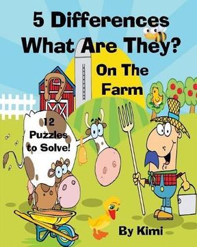 portada 5 Differences- What Are They? - On the Farm- For Kids (Kids Series)