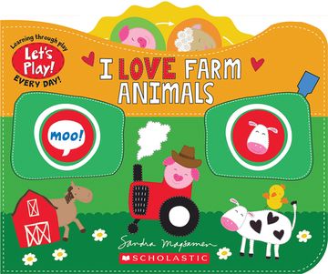 portada I Love Farm Animals (a Let's Play! Board Book) 