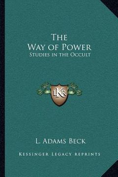 portada the way of power: studies in the occult (in English)