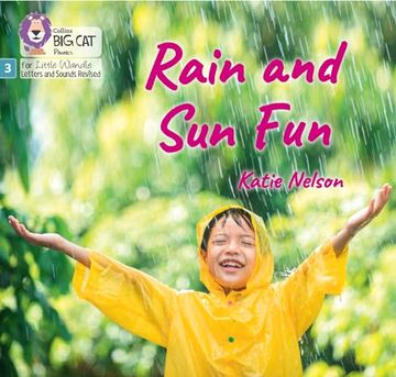 portada Rain and Sun Fun: Phase 3 Set 1 Blending Practice (en Inglés)