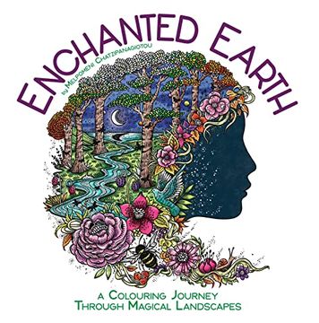 portada Enchanted Earth: A Colouring Journey Through Magical Landscapes (en Inglés)