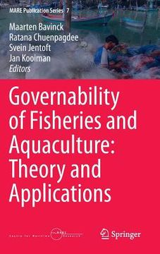portada governability of fisheries and aquaculture: theory and applications (en Inglés)