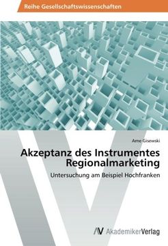 portada Akzeptanz des Instrumentes Regionalmarketing