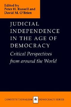 portada judicial independence in the age of democracy: critical perspectives from around the world