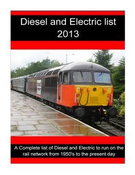 portada Diesel and Electric list 2013: Diesel and Electric list 2013 (in English)