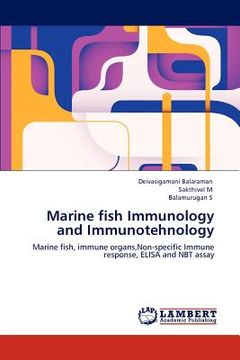 portada marine fish immunology and immunotehnology (en Inglés)