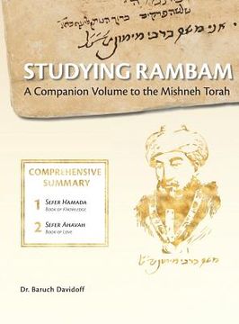portada Studying Rambam. A Companion Volume to the Mishneh Torah.: Comprehensive Summary Volume 1. (in English)