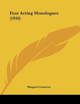 portada four acting monologues (1910) (in English)