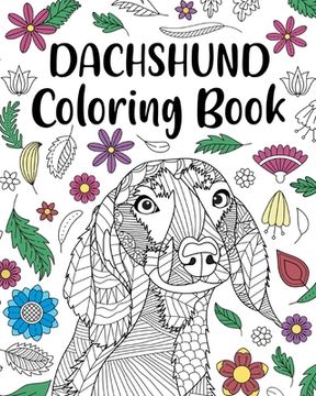 portada Dachshund Coloring Book (en Inglés)