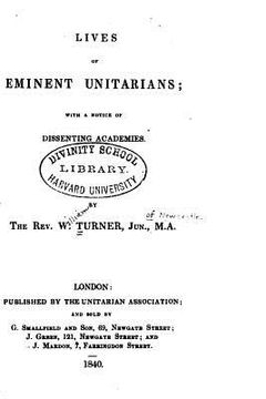 portada Lives of Eminent Unitarians (en Inglés)