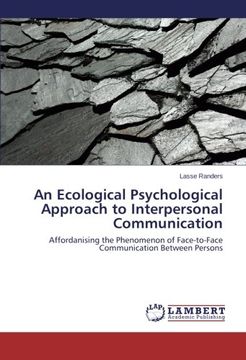 portada An Ecological Psychological Approach to Interpersonal Communication