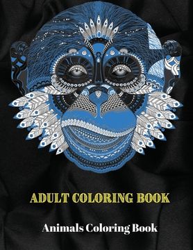 portada Animals Coloring Book: Animals Mandala Coloring Book (en Inglés)