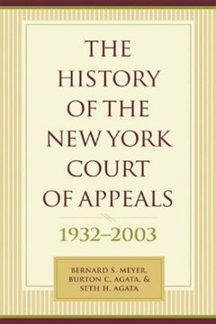 portada History of the new York Court of Appeals (en Inglés)