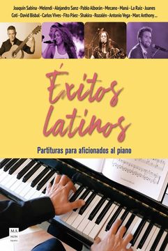 portada Éxitos Latinos (Partituras): Partituras Para Aficionados Al Piano