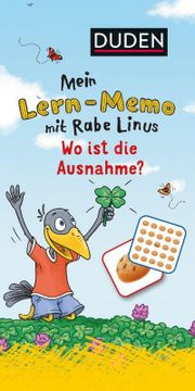 portada Mein Lern-Memo mit Rabe Linus - wo ist die Ausnahme? Ab 4 Jahren (in German)