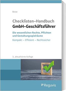 portada Checklisten Handbuch Gmbh-Geschäftsführer (en Alemán)