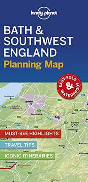portada Lonely Planet Bath & Southwest England Planning map (in English)