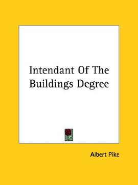 portada intendant of the buildings degree (in English)