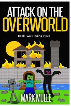 portada Attack on the Overworld, Book Two: Finding Steve (en Inglés)