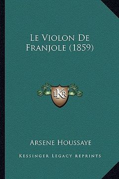 portada Le Violon De Franjole (1859) (in French)