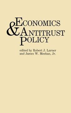 portada economics and antitrust policy (en Inglés)