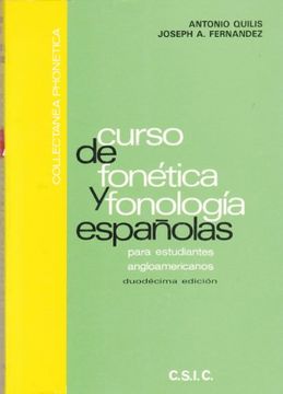 portada Curso de Fonetica y Fonologia Españolas. (Para Estudiantes Angloa