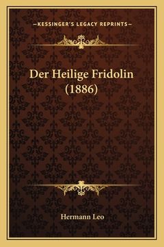 portada Der Heilige Fridolin (1886) (en Alemán)