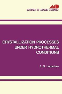 portada Crystallization Processes Under Hydrothermal Conditions (in English)