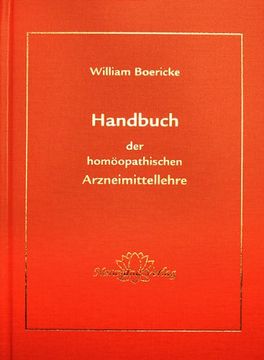 portada Handbuch der homöopathischen Arzneimittellehre (in German)