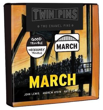 portada March Twin Pins: Two Enamel Pins 