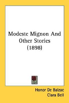 portada modeste mignon and other stories (1898) (en Inglés)