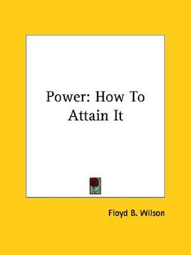 portada power: how to attain it (en Inglés)