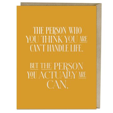 portada 6-Pack Elizabeth Gilbert for em & Friends the Person you Actually are Card
