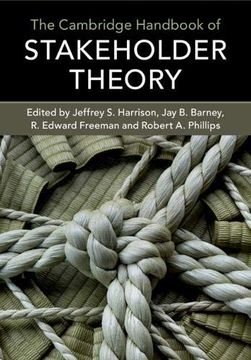 portada The Cambridge Handbook of Stakeholder Theory (en Inglés)