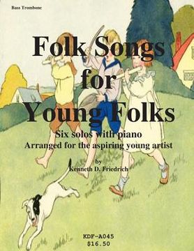 portada Folk Songs for Young Folks - bass trombone and piano (en Inglés)