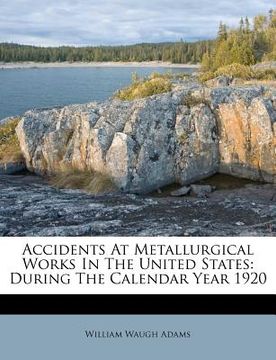 portada accidents at metallurgical works in the united states: during the calendar year 1920 (en Inglés)