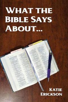 portada What the Bible Says About... (en Inglés)