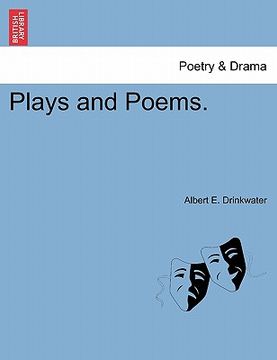 portada plays and poems. (en Inglés)